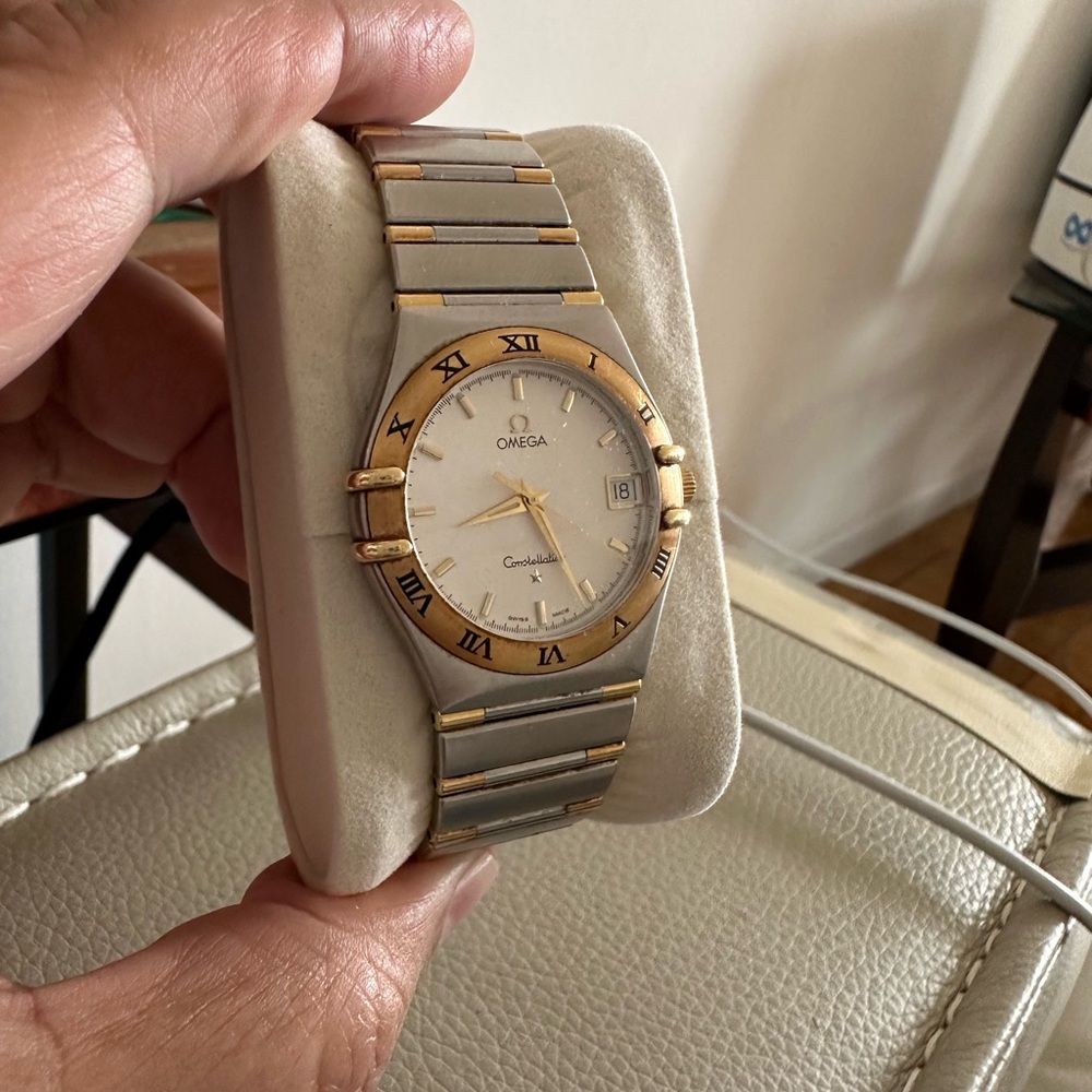 Omega constellation 33 mm two tone